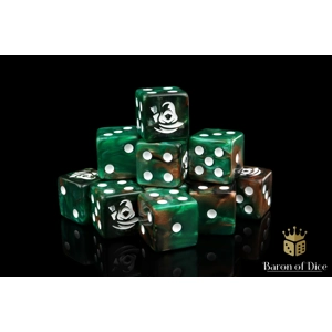 Forest Ranger Square 16mm Dice