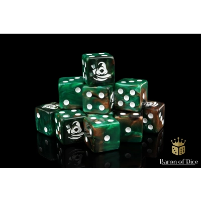 Forest Ranger Square 16mm Dice Forest Ranger Square 16mm Dice