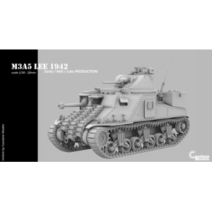 M3A5 Lee early, mid, late prod- USA - Counlane Models - WWII