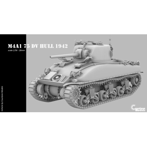 Sherman M4A1 75 DV Hull 1942 - Great Britain - WWII