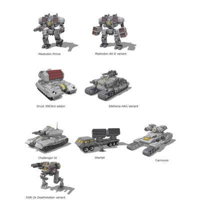 Kiwicolour March 2023 battletech Models