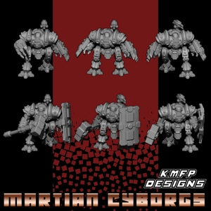 Advanced Battle Cyberbots - 8mm - Martian Cyborgs