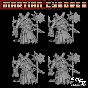 Techno Lords Set - 8mm - Martian Cyborgs