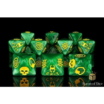 Superhero Loki's Mischief D8 Dice Set Superhero Loki's Mischief D8 Dice Set