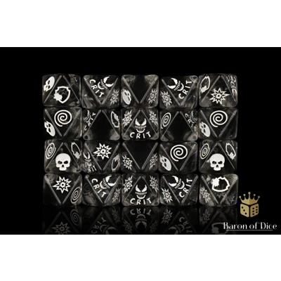 Superhero Symbiote Black D8 Set