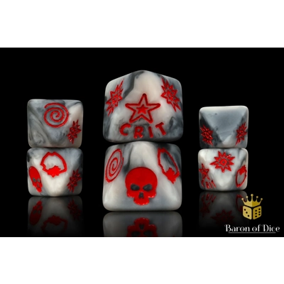 Superhero Winter Sergeant  D8 Dice Set