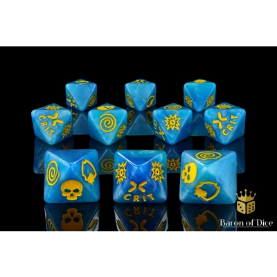 Superhero The Beast D8 Dice Set