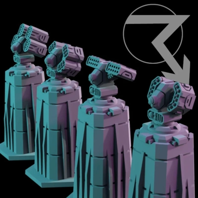 Defense Turret Expansion - Weapons Packs