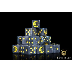 Moon DIce Set 16mm & 12mm