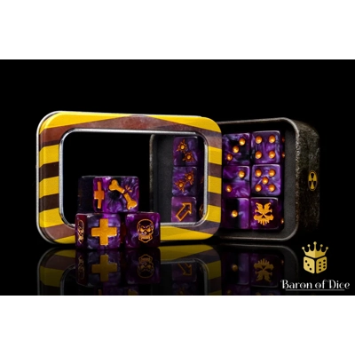 Purple Mutant Dice - Skirmish Set Purple Mutant Dice - Skirmish Set