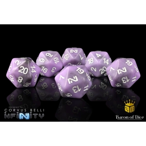 Purple Infinity Dice Set