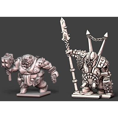 Ankylo Ogres - Warmaster 10mm Ankylo Ogres - Warmaster 10mm