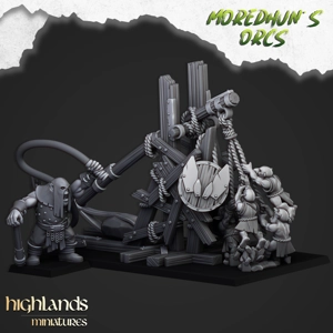 Orc Stonethrower - 25mm to 32mm - Highland Miniatures