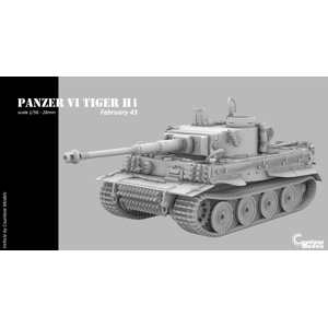 Panzer VI Tiger 1 H1  February 43 - WWII Germany