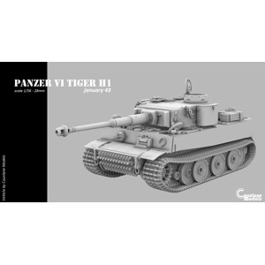 Panzer VI Tiger 1 H1  January 43 - WWII Germany