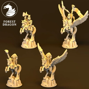 Imperial Pegasus * Mounted Heros - Empire - 10mm - Forest Dragon