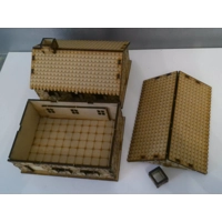 Stone Etched Bungalow x2 - 28mm MDF