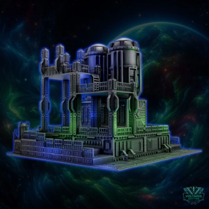 Voltaris Sector Power Plant - 28mm to 32mm - Elderforge Games