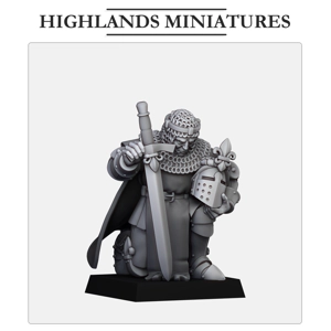 Gallia Praying Hero - 25mm to 32mm - Highland Miniatures