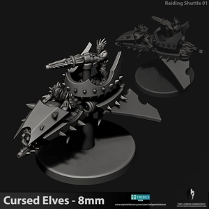 Raided Shuttles Cursed Elves - 8mm to 10mm Raided Shuttles Cursed Elves - 8mm to 10mm