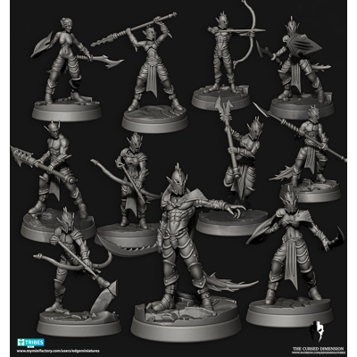 Atlantean Sea Elves 28mm - Edge Miniatures Atlantean Sea Elves 28mm - Edge Miniatures