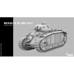 Renault B1 bis 1937- French - WWII - Counlane Models
