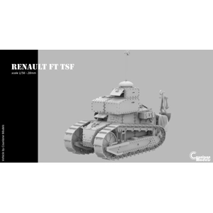 Renault FT TSF - French - WWII - Counlane Models