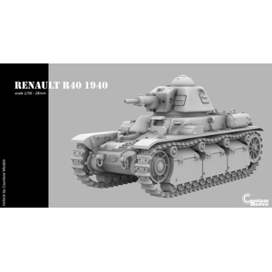 Renault R40 1940- French - WWII - Counlane Models