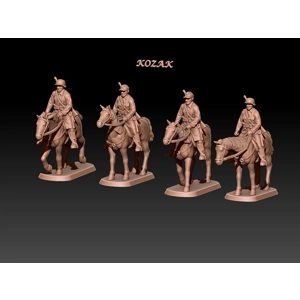 German Cavalry Riders - Summer & Winter Cloth  - 172, 1/56 & 1/32 scale