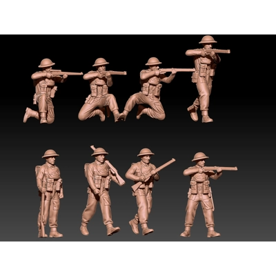 WWII BEF Set 1 - 1/100, 1/72 or 1/60 WWII BEF Set 1 - 1/100, 1/72 or 1/60