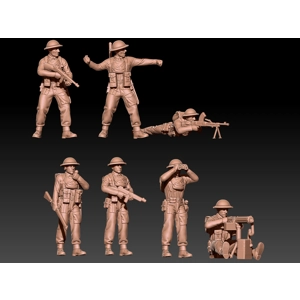 WWII BEF set 2 - 1/100, 1/72 or 1/60 scale WWII BEF set 2 - 1/100, 1/72 or 1/60 scale