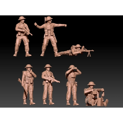 WWII BEF set 2 - 1/100, 1/72 or 1/60 scale WWII BEF set 2 - 1/100, 1/72 or 1/60 scale