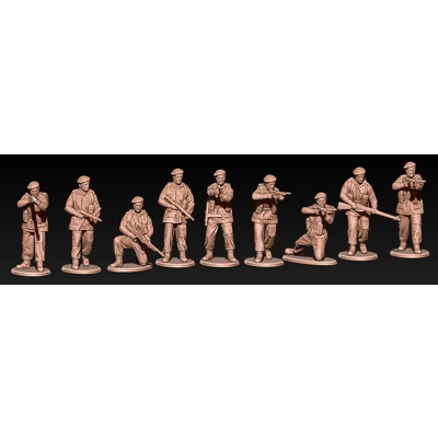 WWII British Paras in Berets - 1/100 - 1/72 OR 1/60 WWII British Paras in Berets - 1/100 - 1/72 OR 1/60