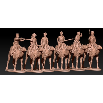 Napoleonic dromedary regiment mounted - 1/72 scale