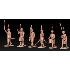 Napoleonic french command group winter - 1/72 scale Napoleonic french command group winter - 1/72 scale