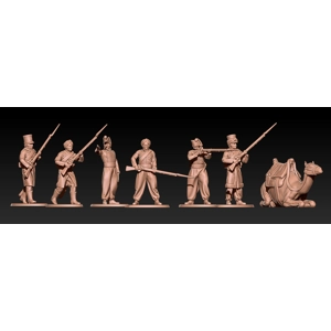 Napoleonic dismounted dromedary regiment - 1/72 scale Napoleonic dismounted dromedary regiment - 1/72 scale