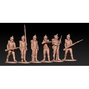Napoleonic french fusiliers with shako - 1/72 scale Napoleonic french fusiliers with shako - 1/72 scale