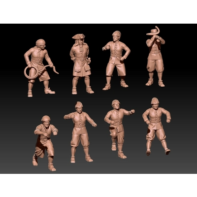 Pirates & sailors at work 18th century set 1 Pirates & sailors at work 18th century set 1