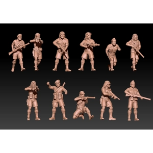 WWII British SAS - LRDG Set 2 - 1/100 - 1/72 or 1/60