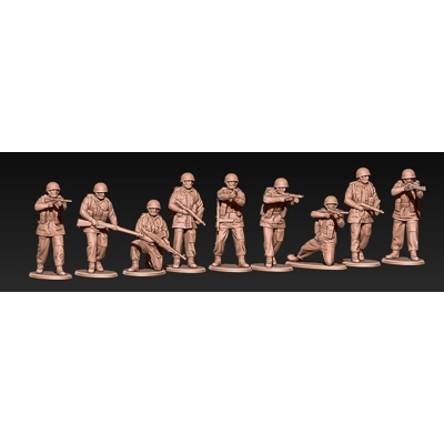 WWII British airborne in helmets - 1/100 - 1/72 OR 1/60 WWII British airborne in helmets - 1/100 - 1/72 OR 1/60
