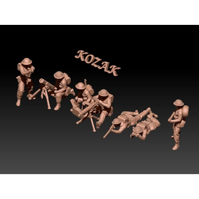 WWII Special Forces Set 1 - 1/100 - 1/72 or 1/60 scale