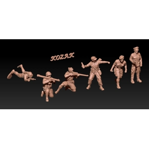 WWII Special Forces Set 2 - 1/100 - 1/72 or 1/60 scale