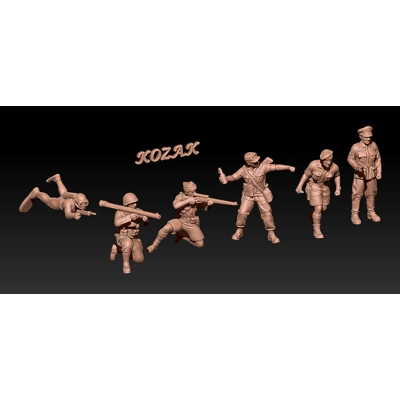 WWII Special Forces Set 2 - 1/100 - 1/72 or 1/60 scale