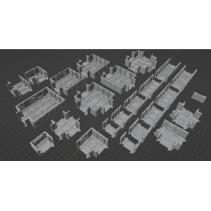 Space room Set - 15mm - Rok Miniatures