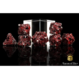 Angels of Death Metal RPG Dice - 7 Pieces Angels of Death Metal RPG Dice - 7 Pieces