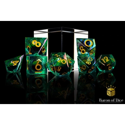 Dragon's Eye Liquid Core RPG Dice Set - 7 Pieces