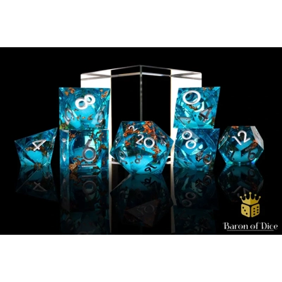 Sunken Treasure Liquid Core RPG Dice Set - 7 Pieces