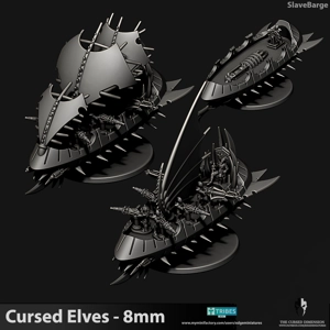 Slave Barges 8mm - Cursed Elves