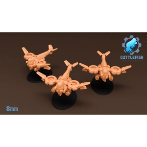 Short Legged Gyro Steelhawks- 8mm - Cuttlefish Industries