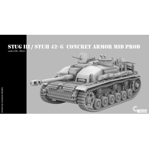 Stug III / stuh 42 G concret armor mid prod